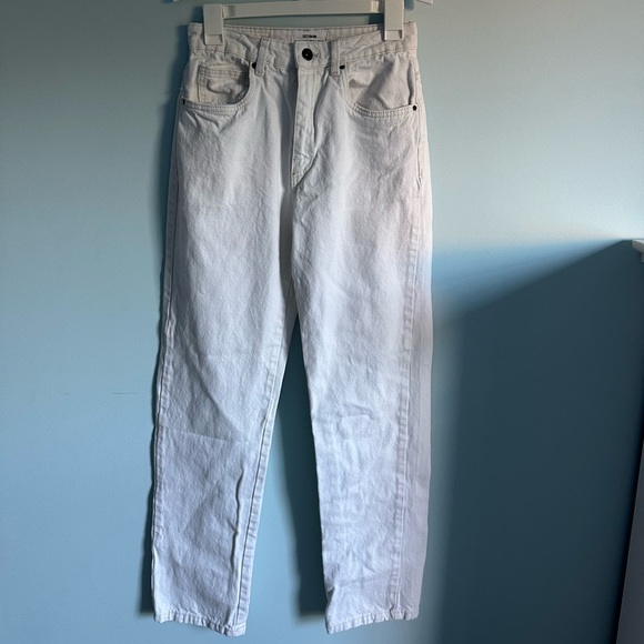 Cotton On - White relaxed straight leg jeans, size 4 - Picture 1 of 2